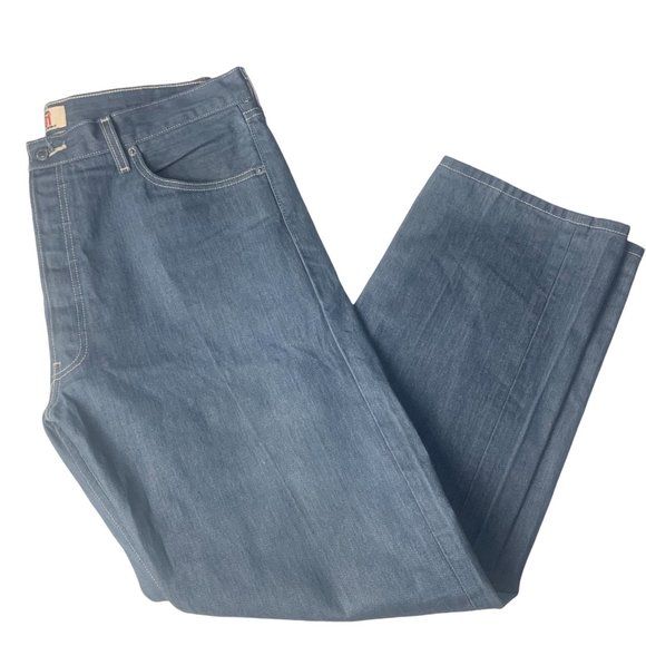 LEVI'S Original 501 Button Fly Mid-Wash Jeans - Picture 3 of 13